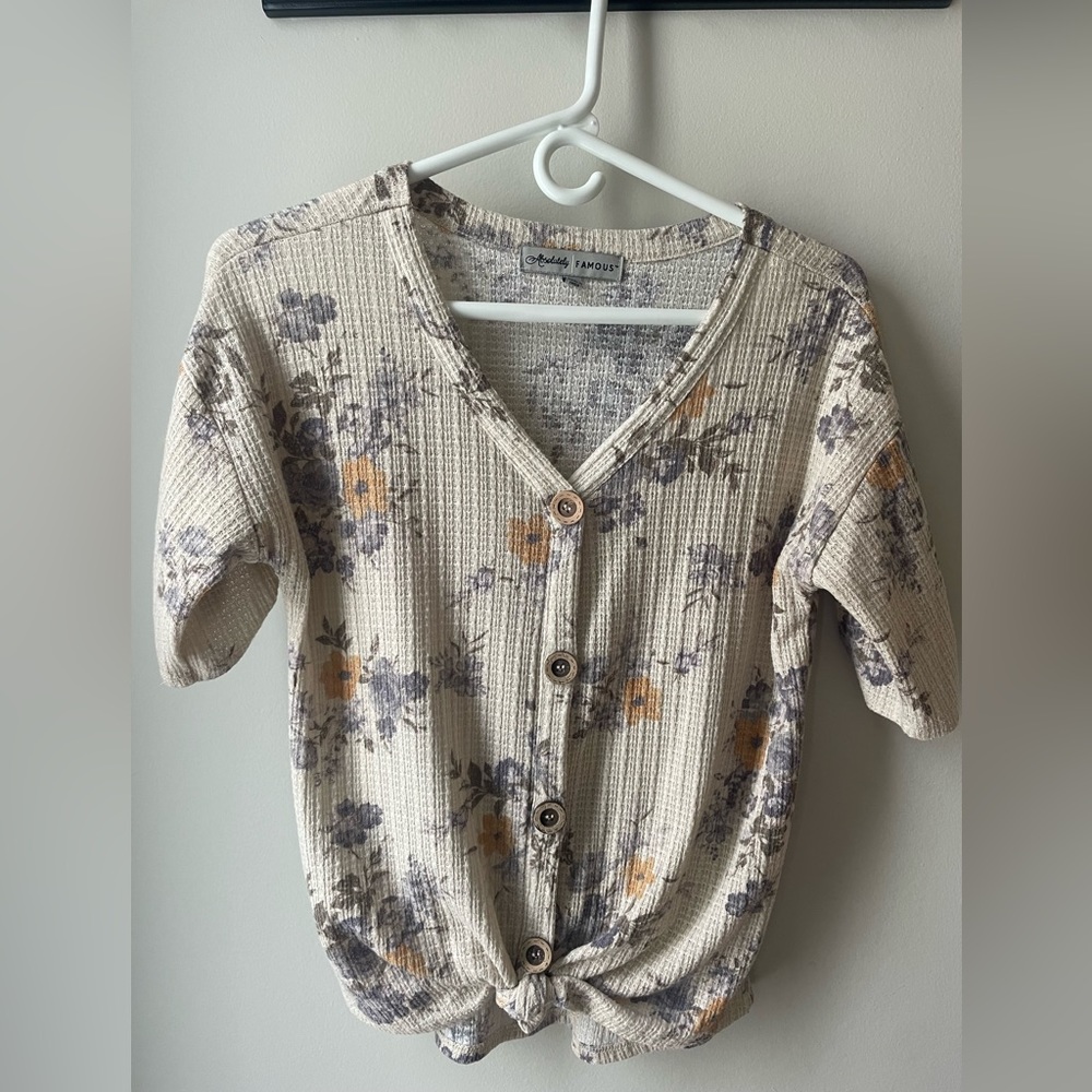 V neck shirt